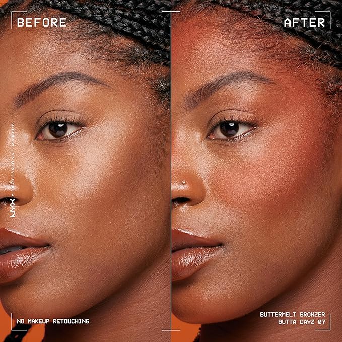 NYX PROFESSIONAL MAKEUP Matte Buttermelt Bronzer, Longwear Face Butta Dayz