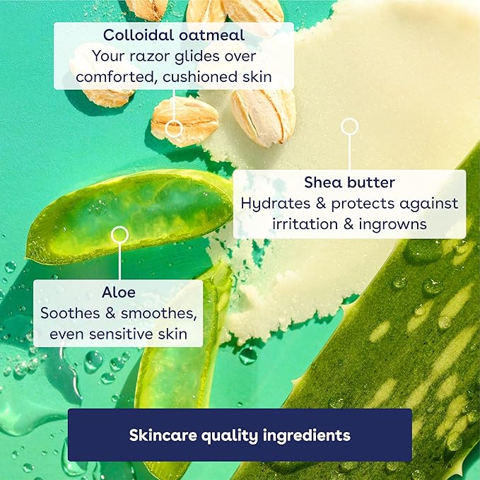 eos UltraProtect Men’s Shave Cream- Sensitive, 24-Hour Hydration, Unscented, Non-Foaming Formula, 7 fl oz