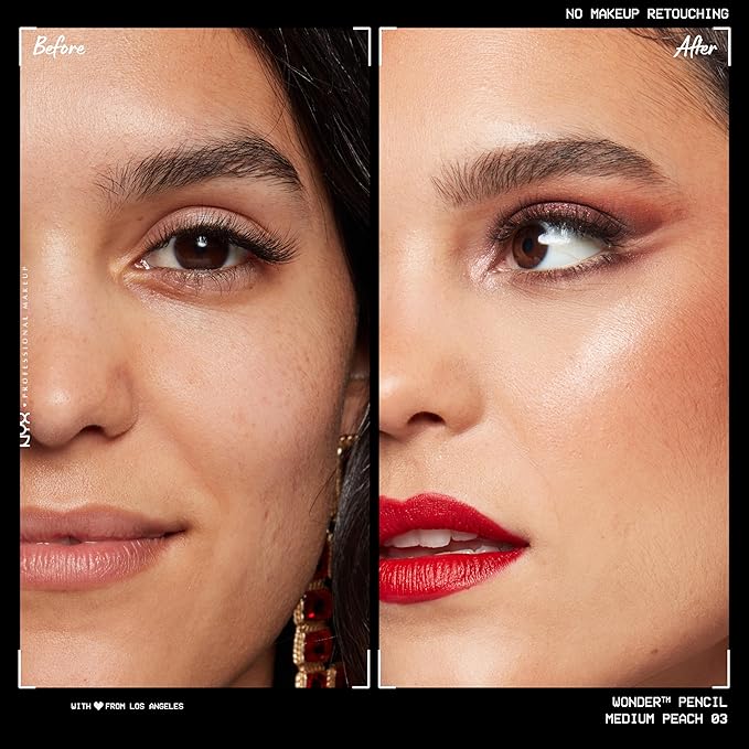 NYX PROFESSIONAL MAKEUP Wonder Pencil, Multi-Use Micro Highlighter of 2)