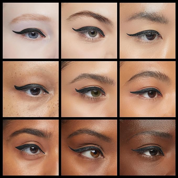 Heroine Make by KissMe Prime Liquid Waterproof Eyeliner for Woman and Sensitive Eyes, Long-lasting & Ultra Thin Tip for Precise Japanese Eye Makeup 01 Jet Black 0.4mL/0.01 Fl Oz