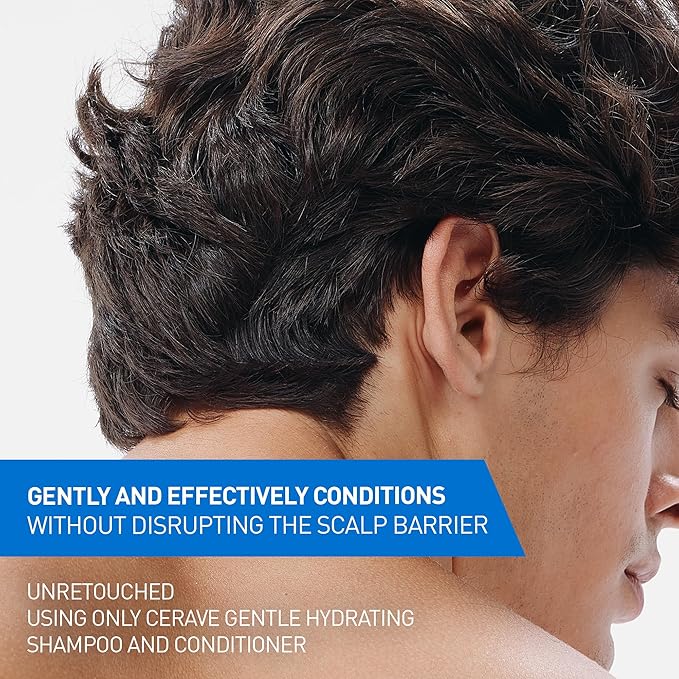 CeraVe Gentle Hydrating Conditioner, Hair Conditioner With Ceramides, Niacinamide & Hyaluronic Acid, Sulfate Free & Color Safe Conditioner, Moisturizing Conditioner For All Hair & Scalp Types