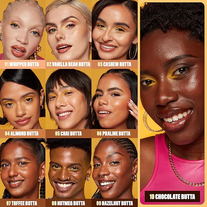 NYX PROFESSIONAL MAKEUP Buttermelt Glaze Soft Glow Skin Tint + SPF 30, Up To 12HR Wear, 10 Chocolate Butta