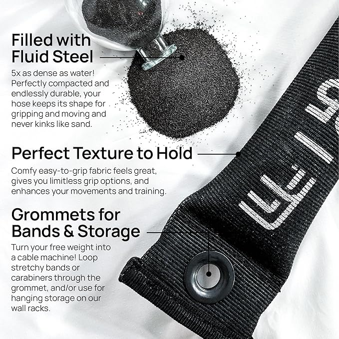 FitFighter Steelhose | (40 lb Black) | Ideal 5 Tools