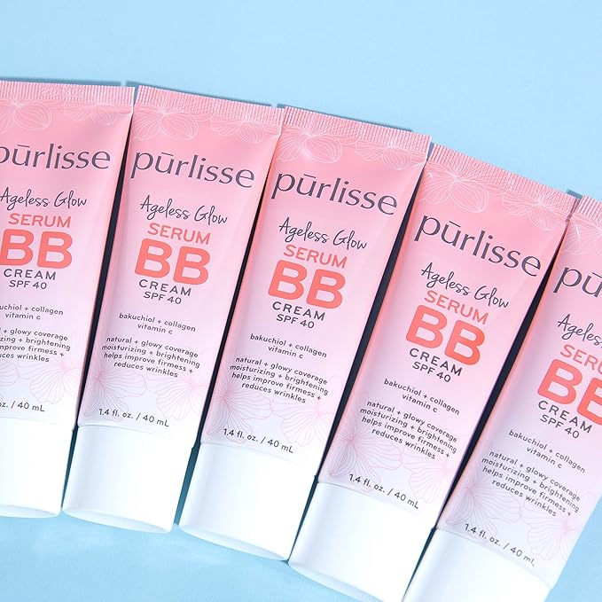purlisse Ageless Glow Serum BB Cream SPF 40 | Light 1.4oz