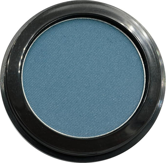 Midnight Matte Deep Navy Blue Pressed Powder Single Vegan Eyeshadow; Talc, Paraben & Cruelty Free