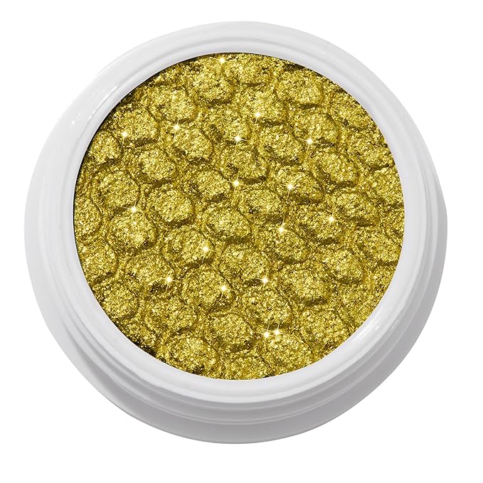 ColourPop Super Shock Shadow - High-Pigment, Crème-Powder Eye Makeup - Single Glitter Eyeshadow with Zero Fallout and Unique Bouncy Texture - Green Juice (0.074 oz)