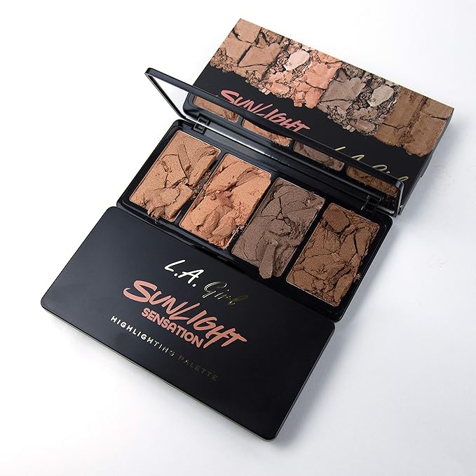 L.A. Girl Fanatic Highlight Palette, Sunlight Sensation, 1 1 Ounce