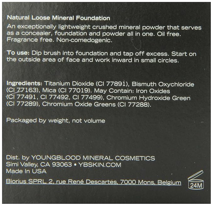 Natural Loose Mineral Foundation - Mahogany by Youngblood 0.35 oz