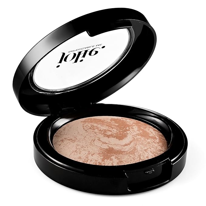 Jolie Marbleized Baked Finishing Powder Bronzer, Highlighter (Matte