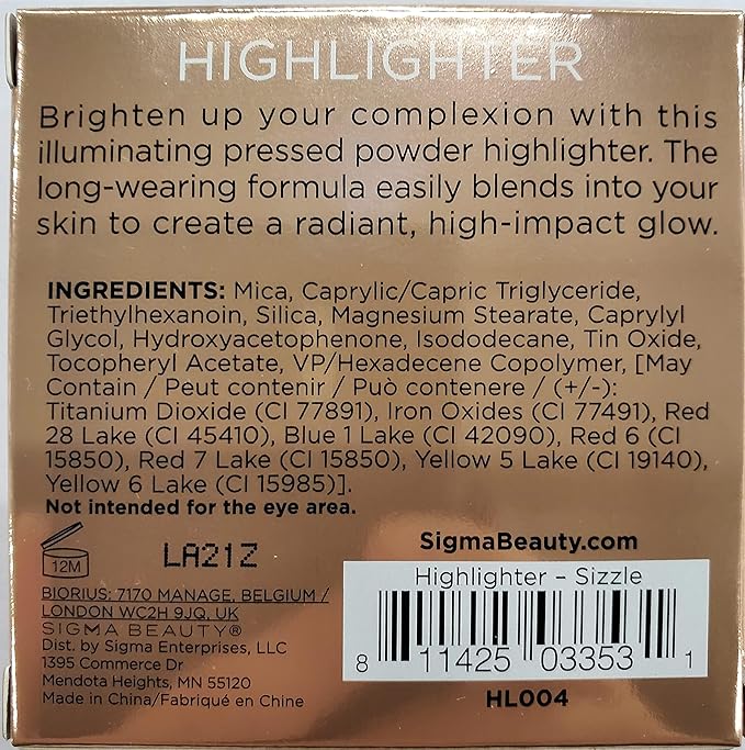 Sigma Beauty Highlighter Makeup – Illuminating Highlighting Powder