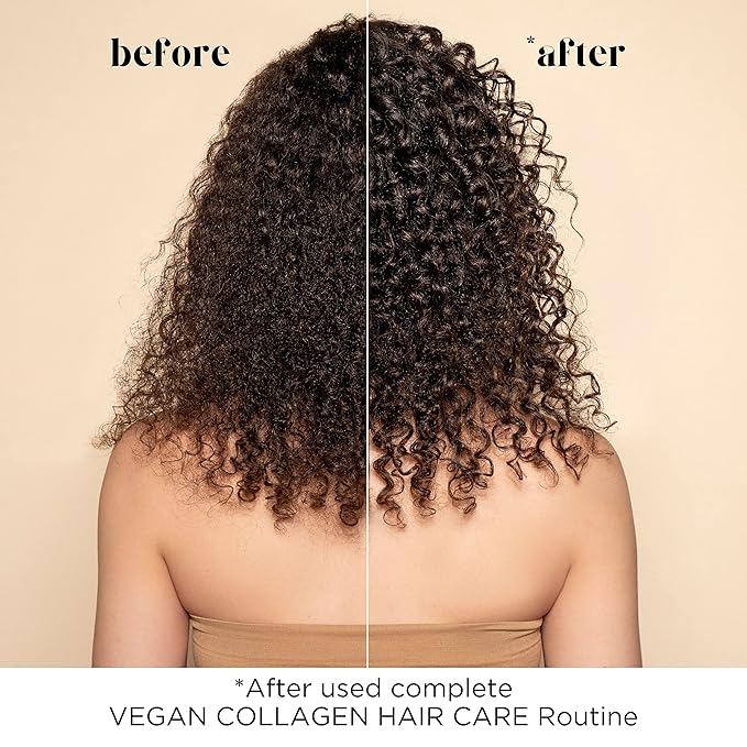 Pacifica Vegan Collagen Leave-In Repair Hair Mask – Leave-In Conditioner Treatment for Dry Damaged Hair, Hydrating Hair Repair Mask to Strengthen, Reduce Breakage & Split Ends Vegan & Cruelty-Free 4oz