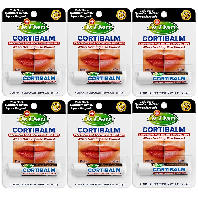 Dr. Dan's Cortibalm-6 Pack-for Dry Cracked