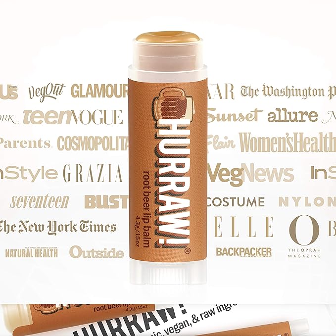 Hurraw! Root Beer Lip Balm: Organic,