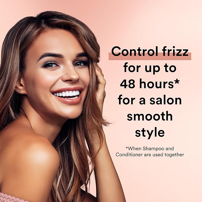 Suave Shampoo and Conditioner Set, Silk Protein Infusion, Sleek & Smooth – Protein Hair Treatment for Dry, Damaged Hair, Detangler, 48H Frizz Control, 12.6 Oz Ea (2 Piece Set)