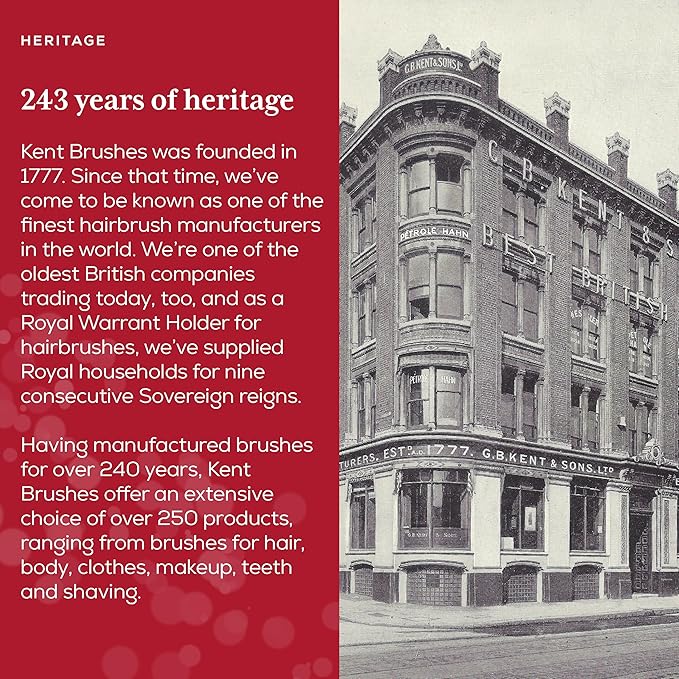 Kent 12T TY Wide Tooth Detangling Pocket Comb - Handmade for Thick, Curly, and Wavy Hair, Large Tooth Grooming Comb for Hair, Beard, and Mustache - Saw-Cut