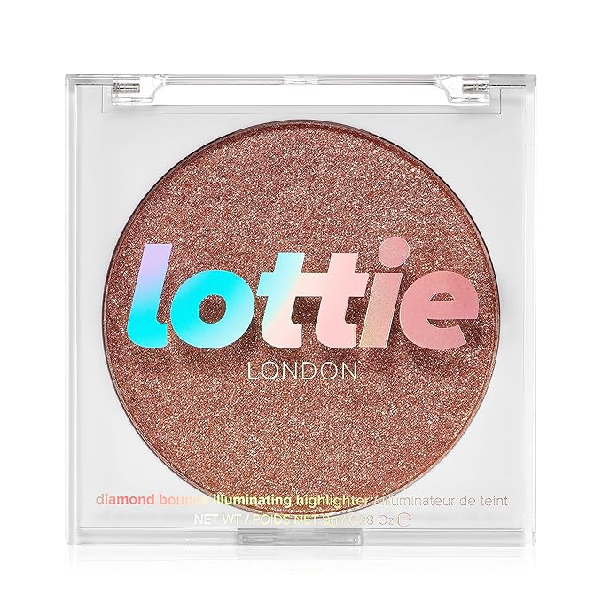 Diamond Bounce Highlighter, Powder, Glossy Finish, Rose Gold, Ounce, Palette
