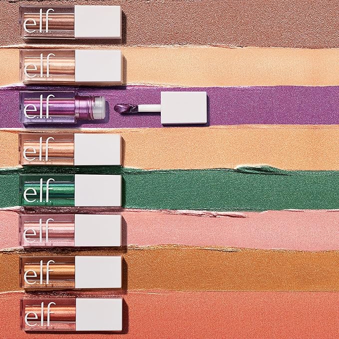 e.l.f. Liquid Metallic Eyeshadow, Quick-Drying, Long-Lasting, Gel-Based Formula For One-Swipe Pigmented Coverage, Vegan & Cruelty-Free, Galaxy